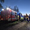 FW-GL: Feuerwehr Bergisch Gladbach unterstützt bei Waldbrand in Rösrath-Brand