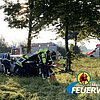FW-MG: Verkehrsunfall mit zwei Verletzten und einem Hund