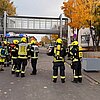 FW Bergheim: Substanz am Bergheimer Finanzamt verkippt Gebäude durch Feuerwehr geräumt - Keine Verletzten