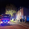 FW Bocholt: Küchenbrand mit einer verletzten Person