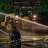 FW Hagen: Brand auf Kompostierungsanlage, stundenlanger Einsatz für die Feuerwehr