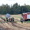 FW Kranenburg: Landwirt bei Arbeitsunfall auf Feld verletzt