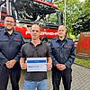 FW-KLE: Dauerspende für die Freiwillige Feuerwehr Bedburg-Hau: Dirk Peekel unterstützt ehrenamtliches Engagement