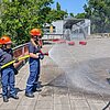 FW-HAAN: Großübung der Jugendfeuerwehren des Kreises Mettmann in Haan
