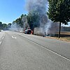 FW Petershagen: PKW Brand auf der B482