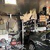 FW-WAF: Feuer in KFZ Werkstatt
