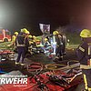 FW-MG: Eine verletzte Person nach Verkehrsunfall auf der Autobahn