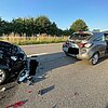 FW Alpen: Verkehrsunfall auf der Autobahnabfahrt
