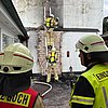 Feuerwehr Goch: Feuer in einem Innenhof