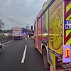 FW-MH: Verkehrsunfall auf der Autobahn A40