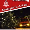 FW Beverungen: Weihnachtsbaumaufstellung in Herstelle / Gemeinsam in die Adventszeit starten