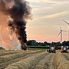 FW Bocholt: Brand eines Mähdreschers
