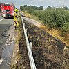 FW-BOT: Flächenbrand an der Autobahn schnell unter Kontrolle gebracht