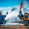 FW Gronau: Abschlussmeldung - Großbrand im Industriegebiet am Alten Postweg