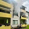 FW-E: Ausgedehnter Zimmerbrand in Essen-Frillendorf - Mehrfamilienhaus derzeit nicht bewohnbar