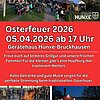 FW Hünxe: Osterfeuer der Einheit Bruckhausen