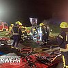 FW-MG: Verkehrsunfall mit mehreren beteiligten PKWs fordert eine verletzte Person