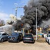 FW Porta Westfalica: 10.03.2026 - Großbrand einer KFZ-Werkstatt in Porta Westfalica Barkhausen