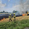 FW Bad Oeynhausen: Feuer auf Stoppelfeld in Eidinghausen
