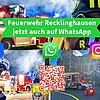 FW-RE: Start des WhatsApp-Kanals "Feuerwehr Recklinghausen" - Feuerwehr informiert jetzt auch direkt per Messenger