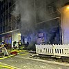 FW-E: Kellerbrand in leerstehendem Gebäude in der Essener Innenstadt - vier Personen mit Brandfluchthauben gerettet