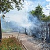 FW Bocholt: Heckenbrand in Mussum