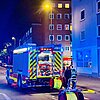 FW-GE: Menschen Rettung über Drehleitern in Gelsenkirchen
