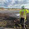 FW Hünxe: Flächenbrand und Paralleleinsatz aufgrund von verdächtigem Rauch