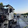 FW-EN: Lkw-Zugmaschine auf der A1 in Vollbrand - Fahrer verhindert Schlimmeres
