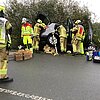 FW Paderborn: Verkehrsunfall mit zwei Pkw auf der B64