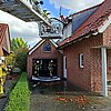 FW-Greven: Garagenbrand greift auf Wohnhaus über.