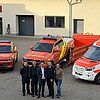 FW-HAAN: Fahrzeugübergabe durch den Bürgermeister an die Feuerwehr Haan