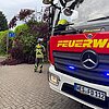 FW Hünxe: Baum blockiert Straße
