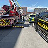 FW-DO: Feuer in einem Restaurant nahe Dortmunder U - starker Rauch, eine verletzte Person