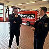 FW Düren: Daniel Walter MdB informiert sich über Feuerwehr und Rettungsdienst der Stadt Düren