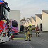 FW Paderborn: Industriebrand an der Halberstädter Straße