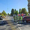 FW Burscheid: Verkehrsunfall mit Linienbus