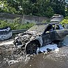 FW-MH: PKW-Brand auf der A40
