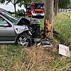 FW-KLE: Auslaufende Betriebsstoffe nach Verkehrsunfall