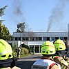 FW Pulheim: Brauweiler - Feuer in Bürogebäude