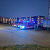 FW-KLE: Ammoniakaustritt in Industriebetrieb