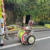 FW-BN: Rauchentwicklung aus einer stillgelegten Bunkeranlage - Folge war ein Zeit- und materialintensiver Feuerwehreinsatz