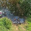 FW-KLE: Nicht angemeldetes Nutzfeuer löst Feuerwehreinsatz aus - Feuerwehr appelliert an die Bevölkerung