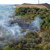 FW-GLA: Flächenbrand auf der Halde 22 in Gladbeck