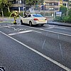 FW Ratingen: Taxi im Stadtteil West in Brand geraten