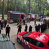 FW Kranenburg: Grenzen überwinden, bevor der Ernstfall eintritt Feuerwehren aus Deutschland und den Niederlanden vertiefen Zusammenarbeit bei Vegetationsbrandbekämpfung