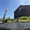 FW-DO: Feuer in Dortmund-Schüren - Lagerhalle an altem Zechenstandort brennt aus