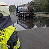 FW Kranenburg: Biomasse statt Gefahrgut: Größerer Feuerwehreinsatz auf der B9 neu