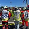 FW-BN: Verkehrsunfall auf der A 59 - acht verletzte Personen.