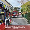 FW-LEV: Brand in einer Lagerhalle